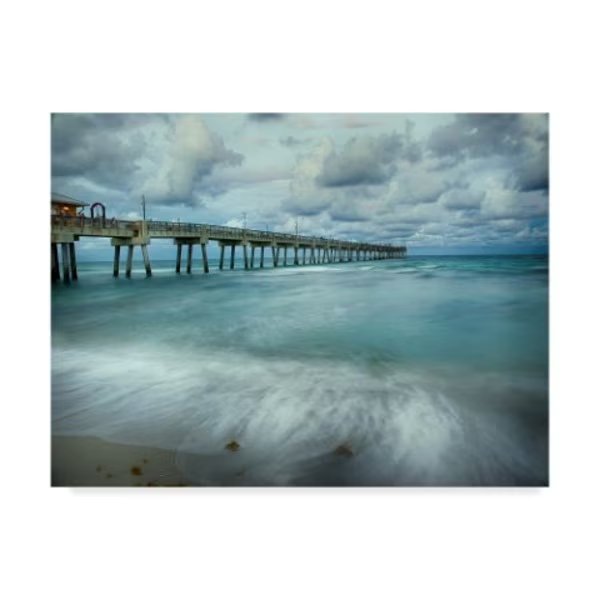 Danny Head 'Slow Motion Ocean Ii' Canvas Art, 18x24, Trademark Fine Art, Mfr#: WAG01121-C1824GG